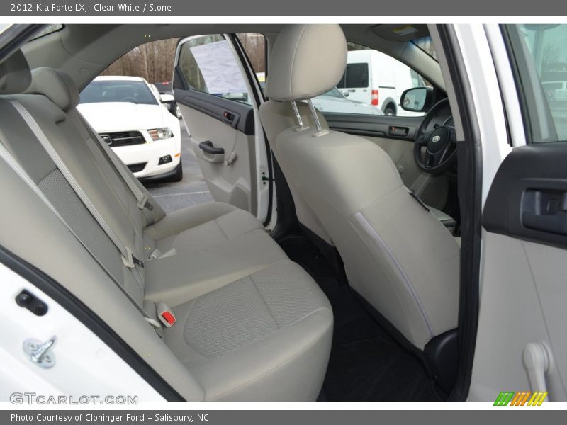Clear White / Stone 2012 Kia Forte LX