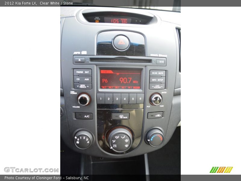 Clear White / Stone 2012 Kia Forte LX