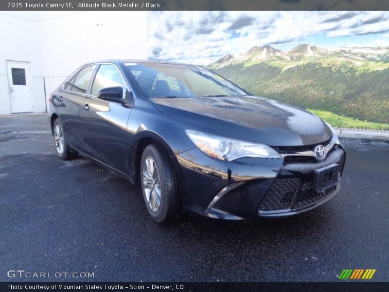 Attitude Black Metallic / Black 2015 Toyota Camry SE