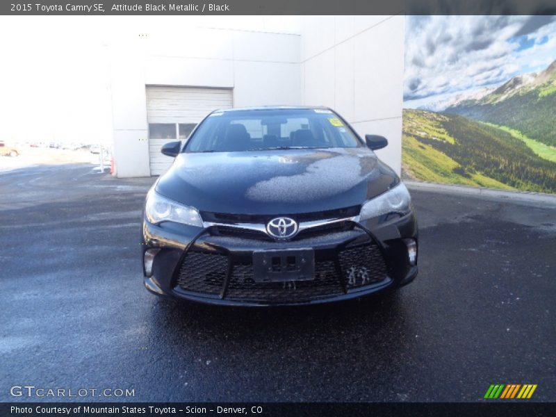 Attitude Black Metallic / Black 2015 Toyota Camry SE