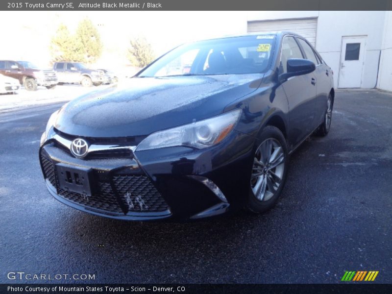 Attitude Black Metallic / Black 2015 Toyota Camry SE