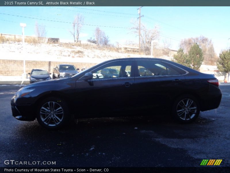 Attitude Black Metallic / Black 2015 Toyota Camry SE