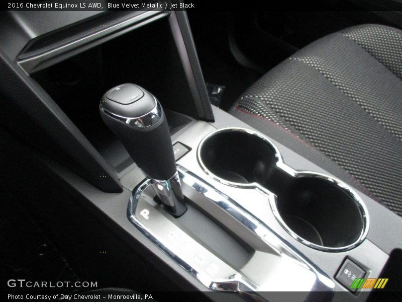 Blue Velvet Metallic / Jet Black 2016 Chevrolet Equinox LS AWD