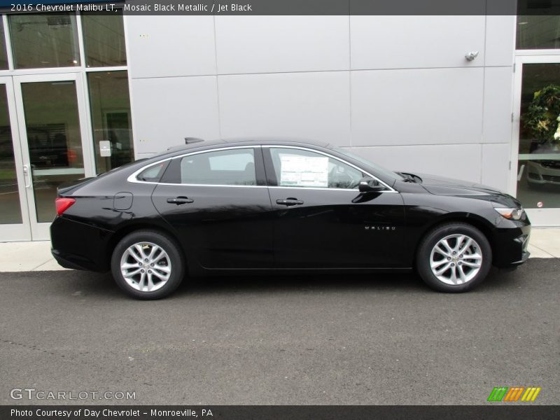 Mosaic Black Metallic / Jet Black 2016 Chevrolet Malibu LT