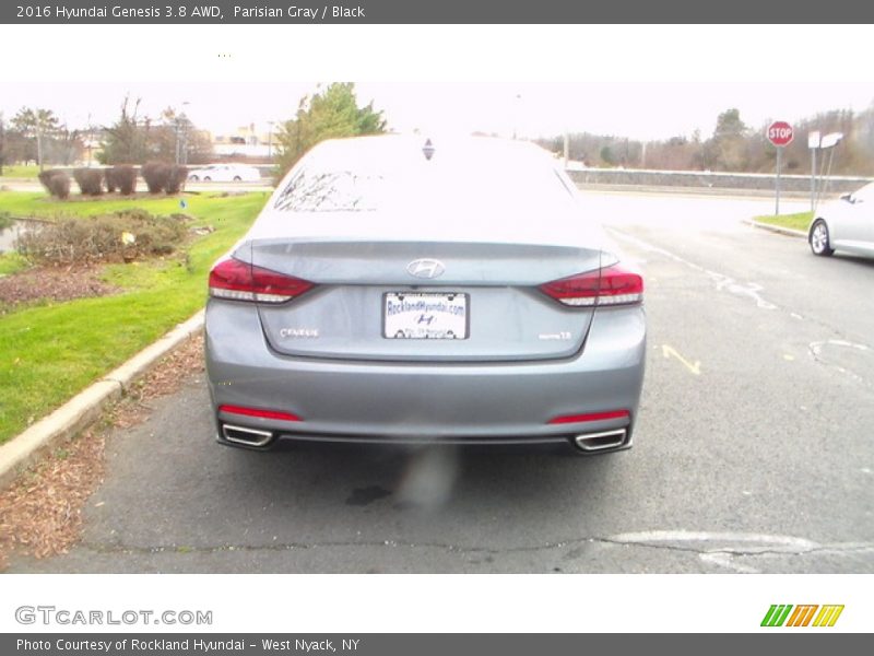 Parisian Gray / Black 2016 Hyundai Genesis 3.8 AWD