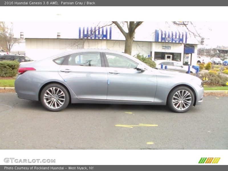 Parisian Gray / Black 2016 Hyundai Genesis 3.8 AWD