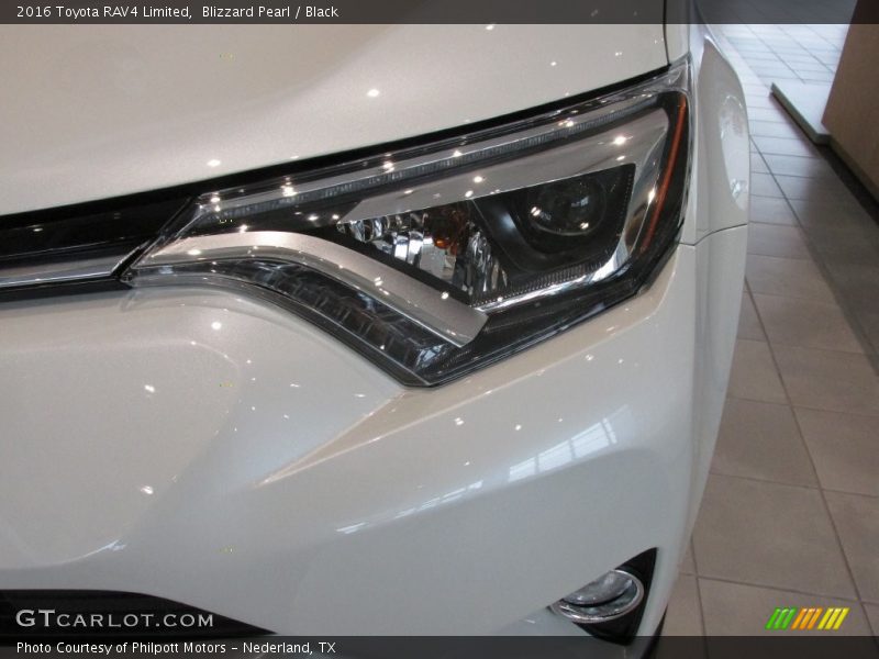 Blizzard Pearl / Black 2016 Toyota RAV4 Limited