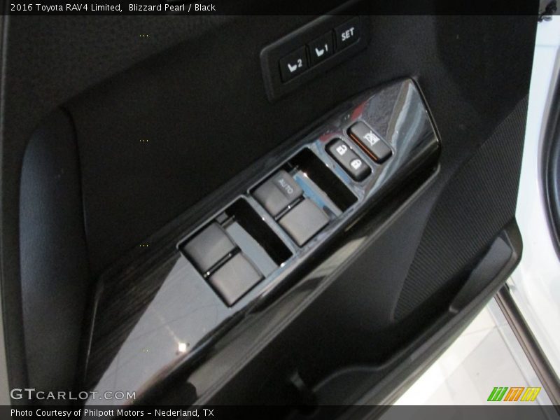 Blizzard Pearl / Black 2016 Toyota RAV4 Limited