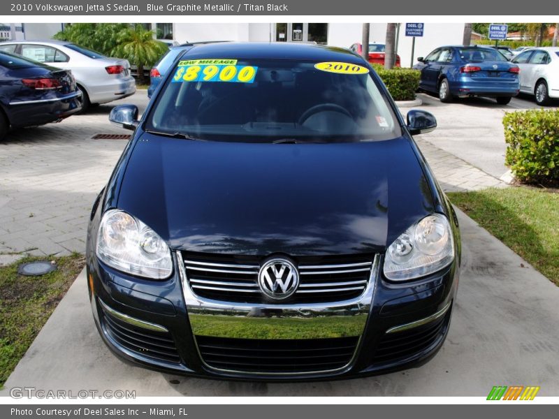 Blue Graphite Metallic / Titan Black 2010 Volkswagen Jetta S Sedan