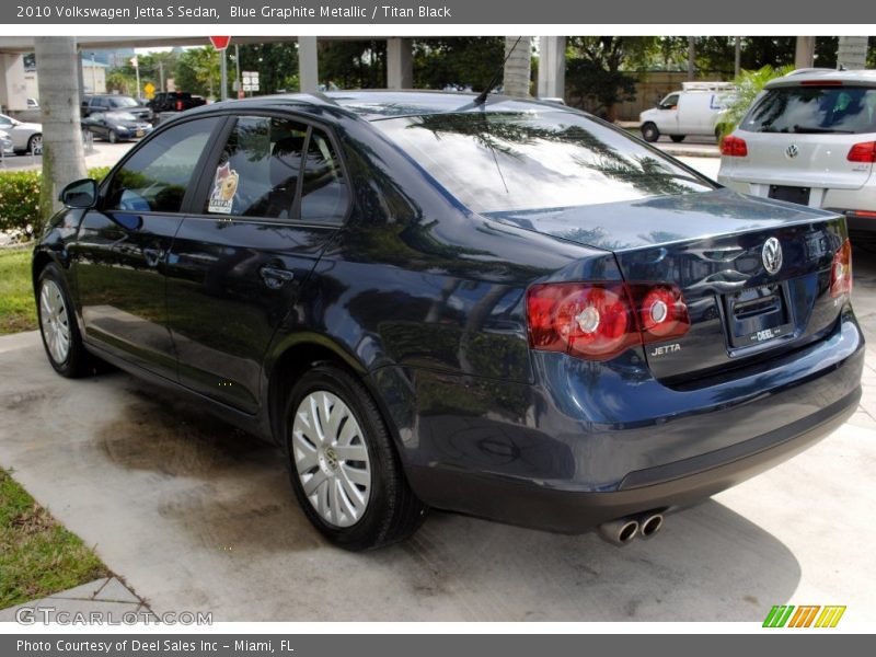 Blue Graphite Metallic / Titan Black 2010 Volkswagen Jetta S Sedan