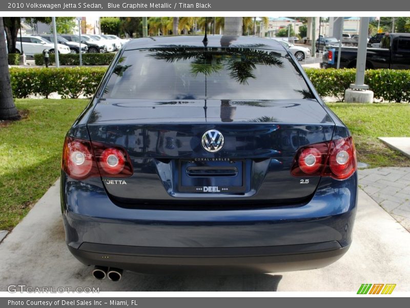 Blue Graphite Metallic / Titan Black 2010 Volkswagen Jetta S Sedan