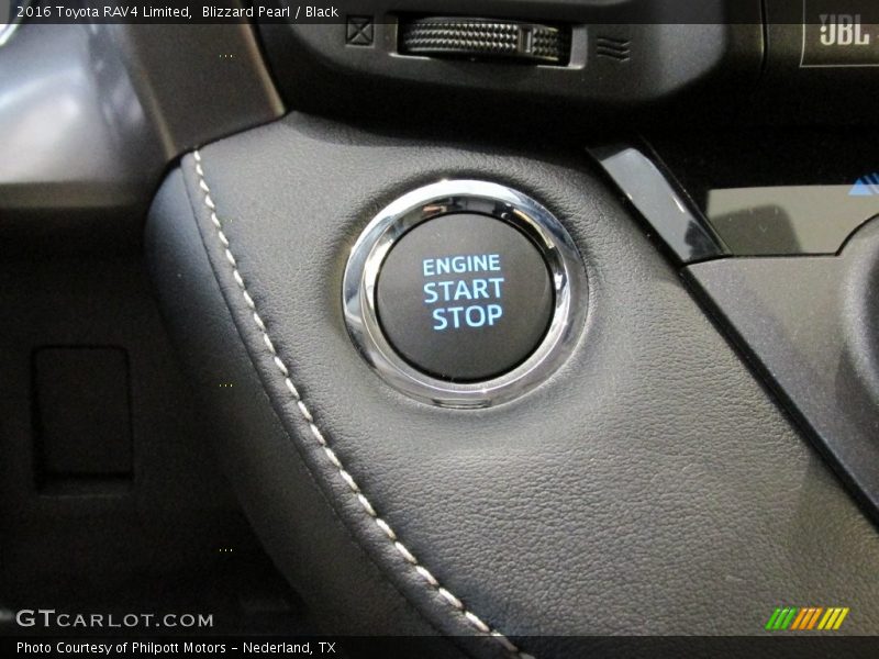 Blizzard Pearl / Black 2016 Toyota RAV4 Limited