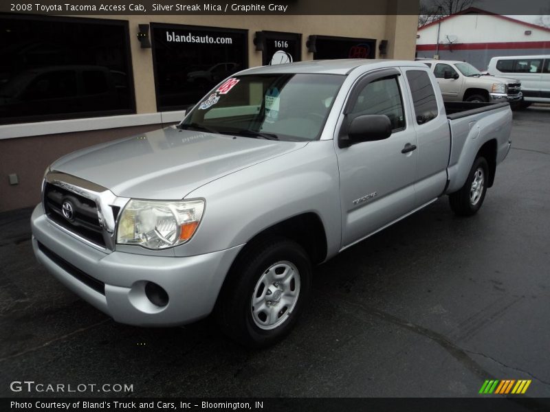 Silver Streak Mica / Graphite Gray 2008 Toyota Tacoma Access Cab