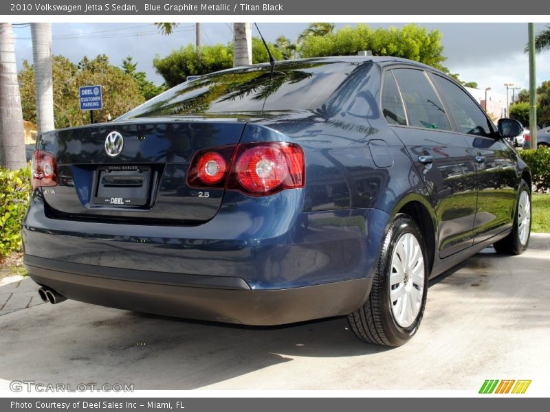 Blue Graphite Metallic / Titan Black 2010 Volkswagen Jetta S Sedan
