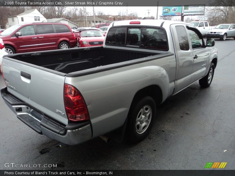 Silver Streak Mica / Graphite Gray 2008 Toyota Tacoma Access Cab