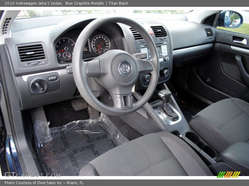Blue Graphite Metallic / Titan Black 2010 Volkswagen Jetta S Sedan