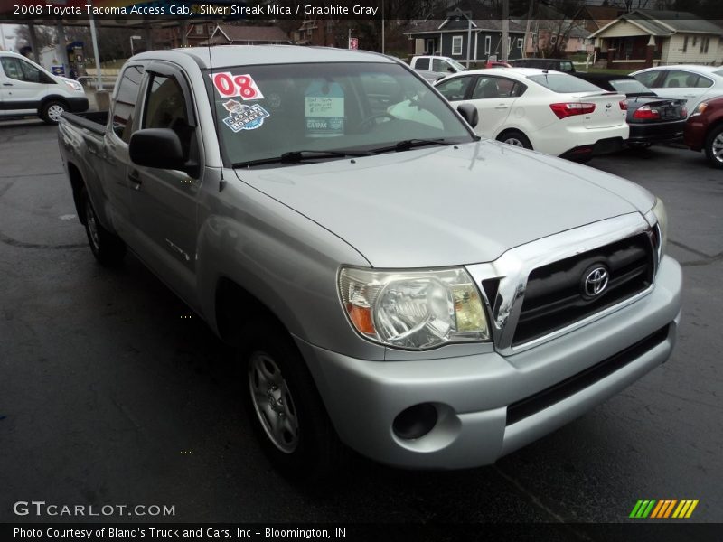 Silver Streak Mica / Graphite Gray 2008 Toyota Tacoma Access Cab