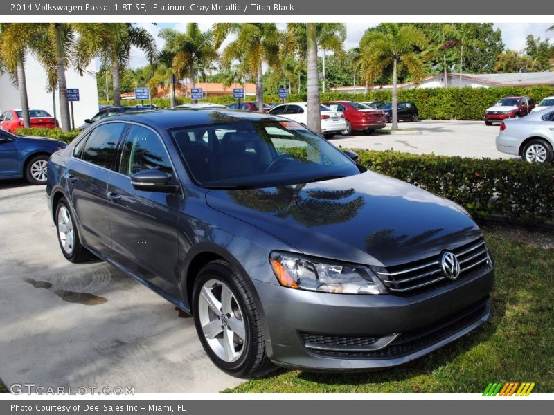 Platinum Gray Metallic / Titan Black 2014 Volkswagen Passat 1.8T SE