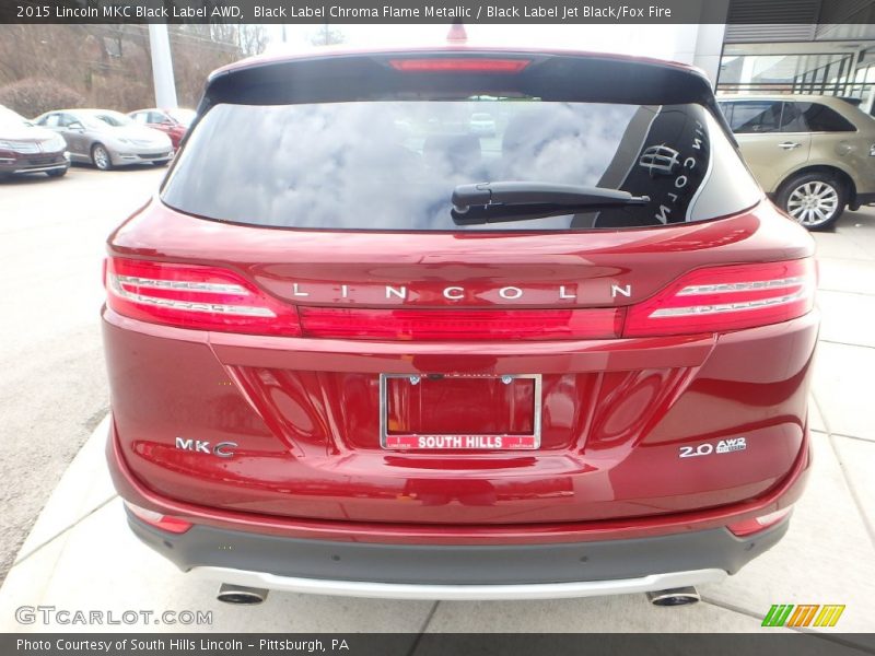 Black Label Chroma Flame Metallic / Black Label Jet Black/Fox Fire 2015 Lincoln MKC Black Label AWD