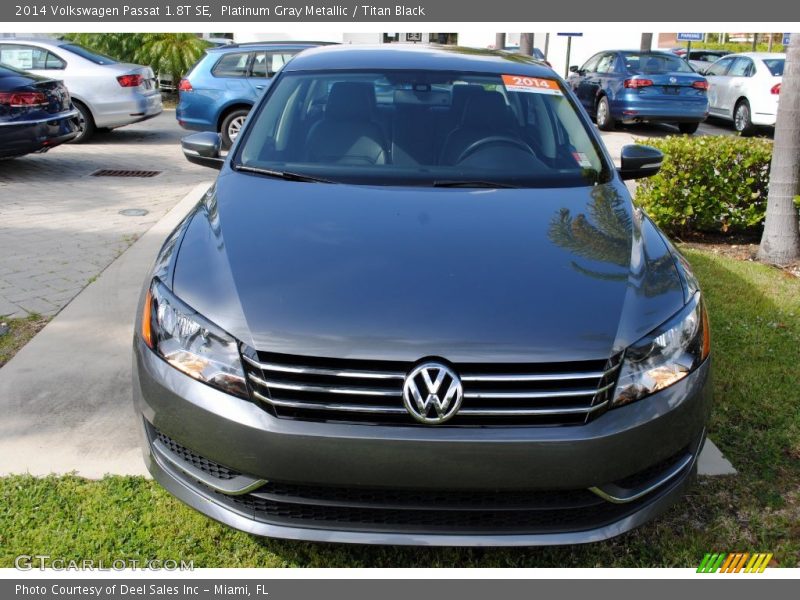 Platinum Gray Metallic / Titan Black 2014 Volkswagen Passat 1.8T SE