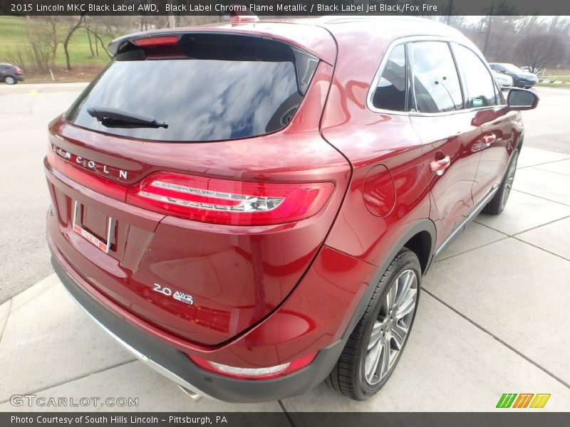 Black Label Chroma Flame Metallic / Black Label Jet Black/Fox Fire 2015 Lincoln MKC Black Label AWD
