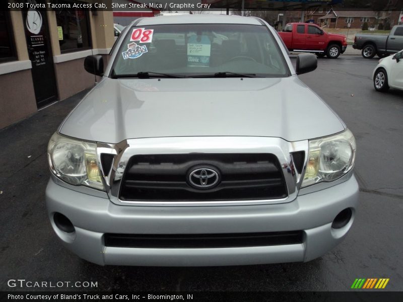 Silver Streak Mica / Graphite Gray 2008 Toyota Tacoma Access Cab