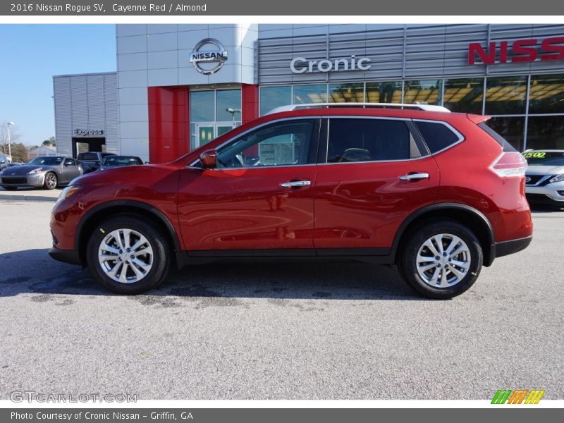 Cayenne Red / Almond 2016 Nissan Rogue SV