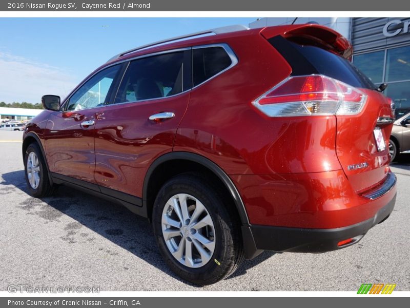 Cayenne Red / Almond 2016 Nissan Rogue SV