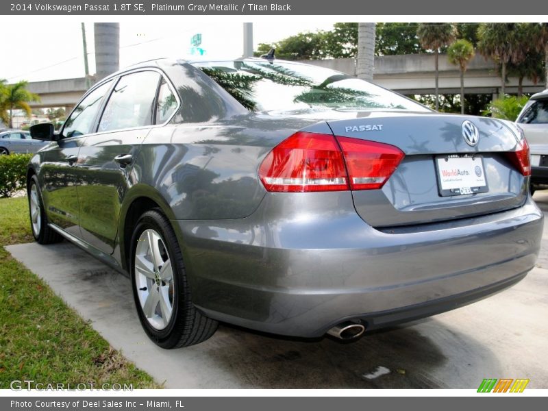 Platinum Gray Metallic / Titan Black 2014 Volkswagen Passat 1.8T SE