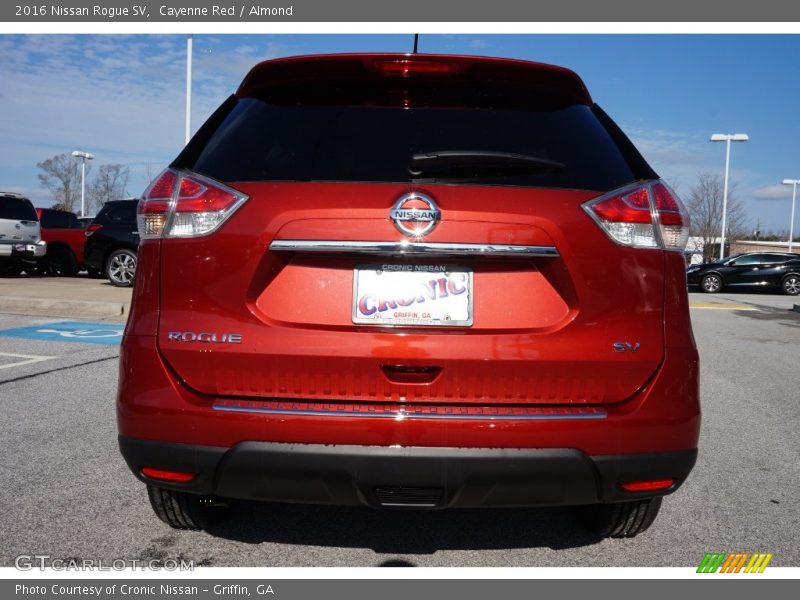 Cayenne Red / Almond 2016 Nissan Rogue SV