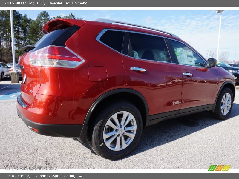 Cayenne Red / Almond 2016 Nissan Rogue SV