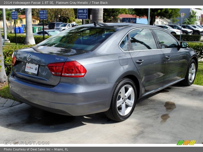 Platinum Gray Metallic / Titan Black 2014 Volkswagen Passat 1.8T SE