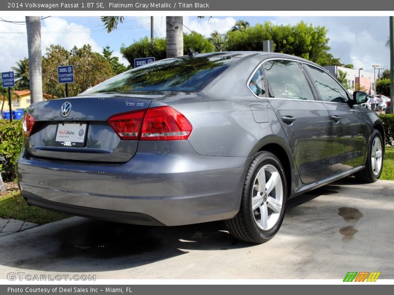 Platinum Gray Metallic / Titan Black 2014 Volkswagen Passat 1.8T SE