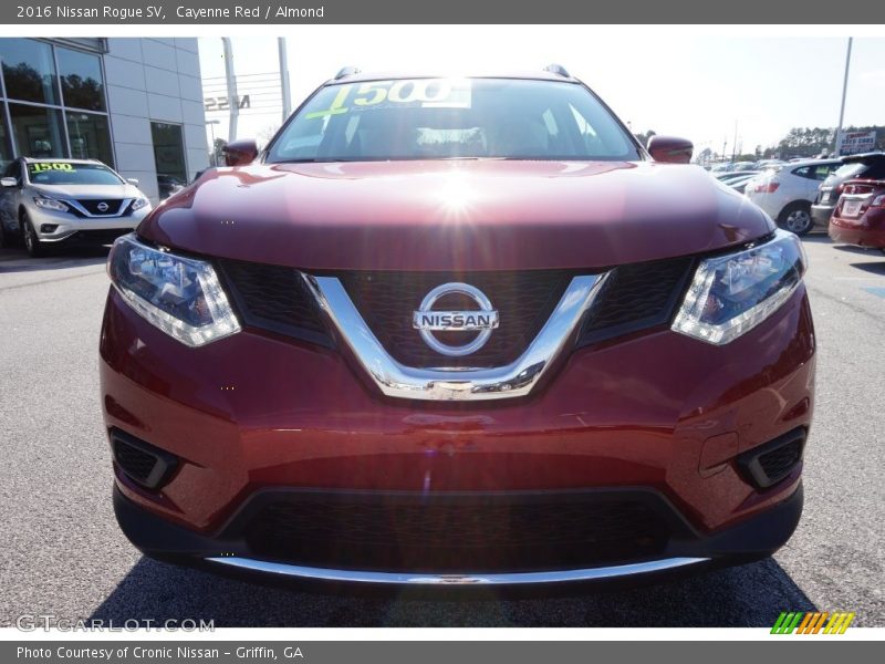 Cayenne Red / Almond 2016 Nissan Rogue SV
