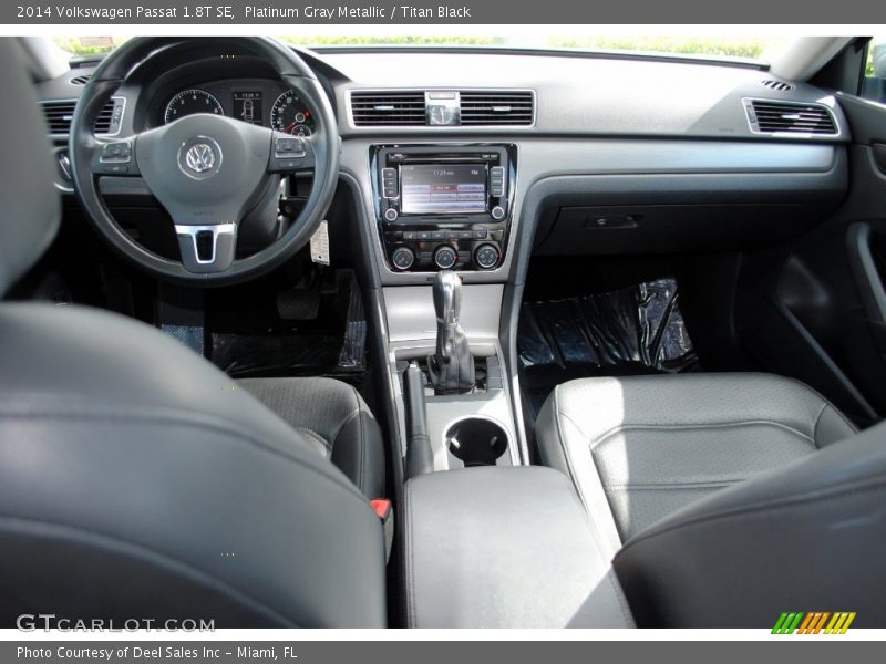 Platinum Gray Metallic / Titan Black 2014 Volkswagen Passat 1.8T SE