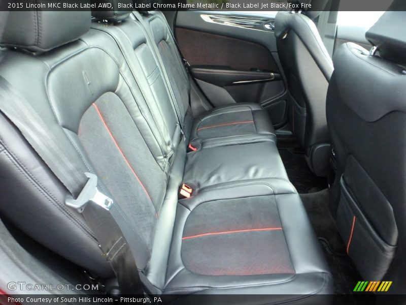 Rear Seat of 2015 MKC Black Label AWD