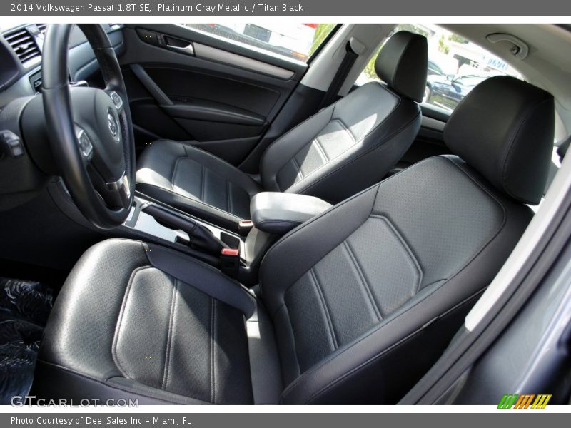Platinum Gray Metallic / Titan Black 2014 Volkswagen Passat 1.8T SE