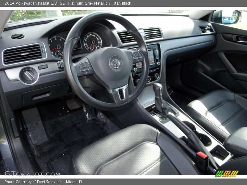 Platinum Gray Metallic / Titan Black 2014 Volkswagen Passat 1.8T SE