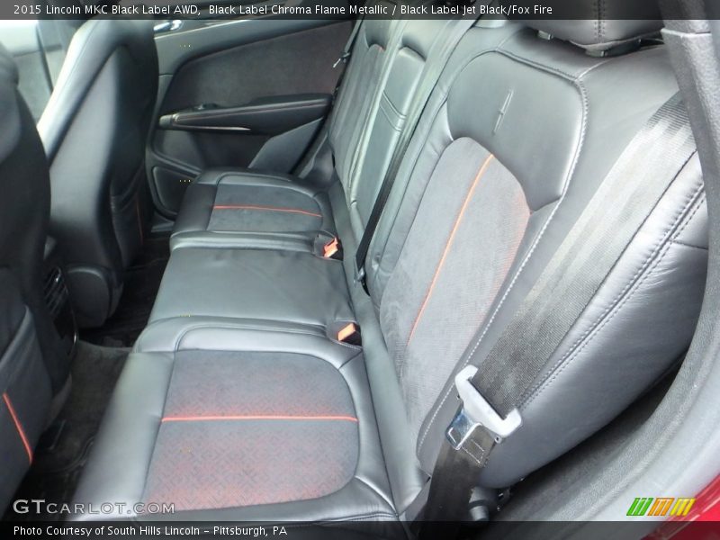 Rear Seat of 2015 MKC Black Label AWD