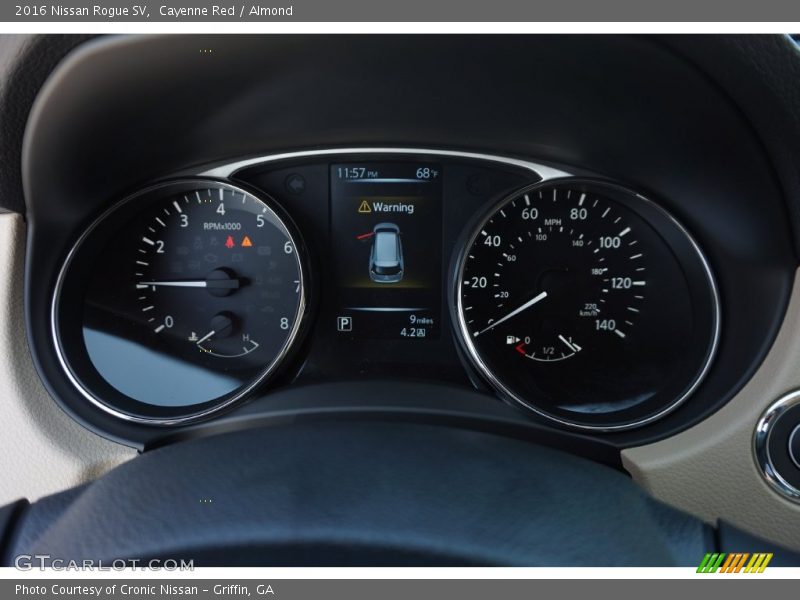 Cayenne Red / Almond 2016 Nissan Rogue SV