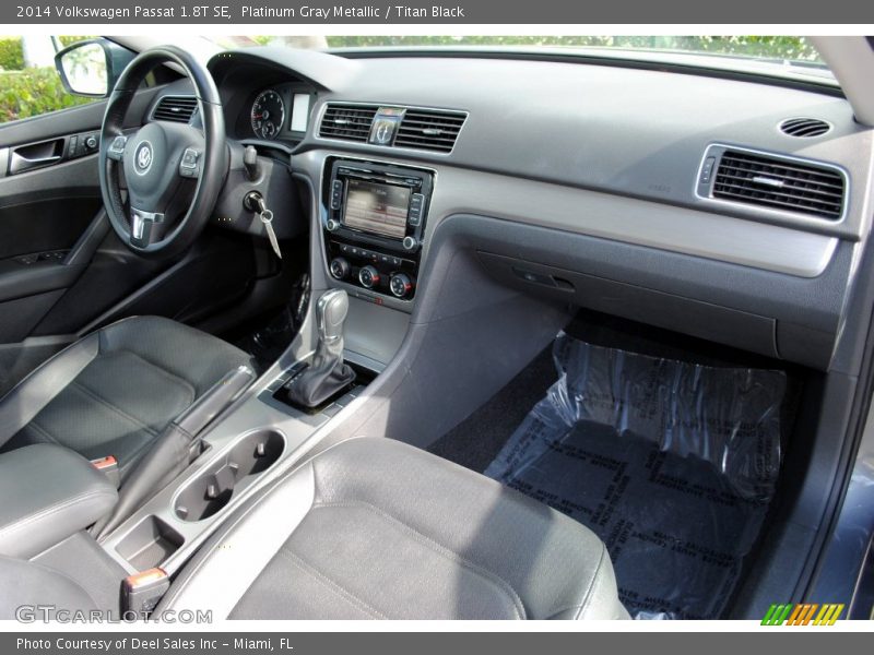 Platinum Gray Metallic / Titan Black 2014 Volkswagen Passat 1.8T SE