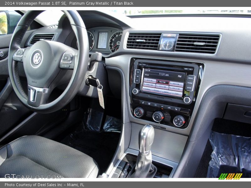 Platinum Gray Metallic / Titan Black 2014 Volkswagen Passat 1.8T SE