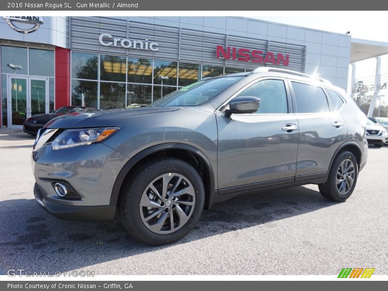 Gun Metallic / Almond 2016 Nissan Rogue SL