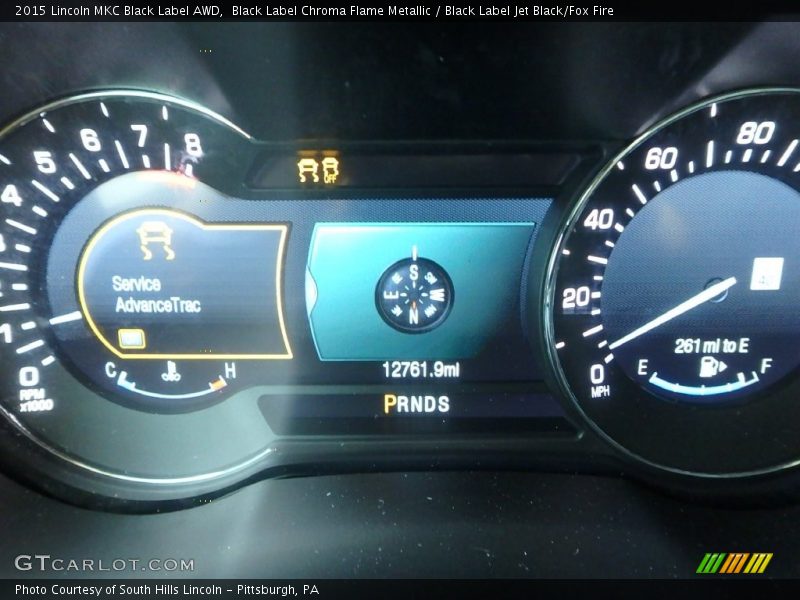 Black Label Chroma Flame Metallic / Black Label Jet Black/Fox Fire 2015 Lincoln MKC Black Label AWD