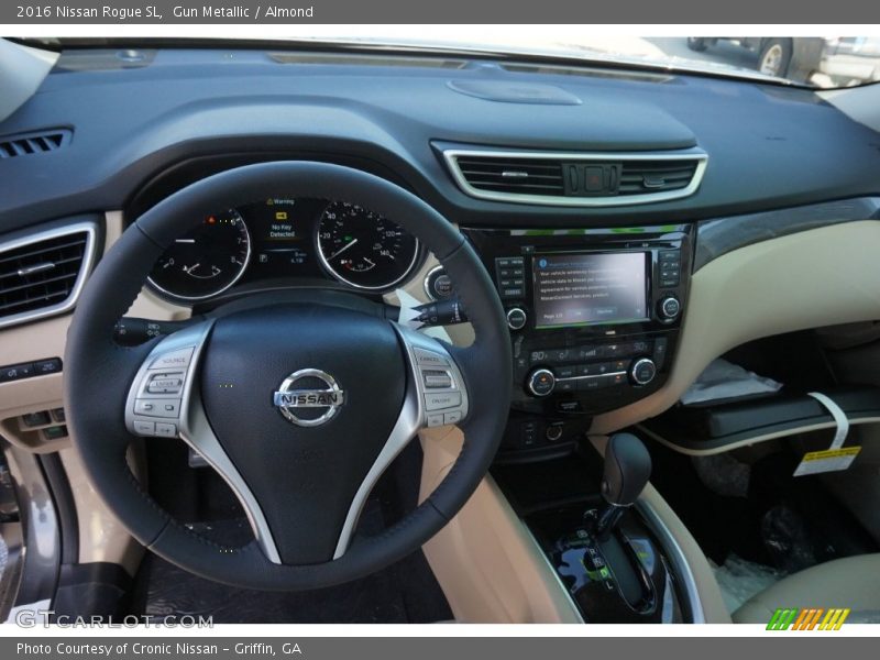 Gun Metallic / Almond 2016 Nissan Rogue SL