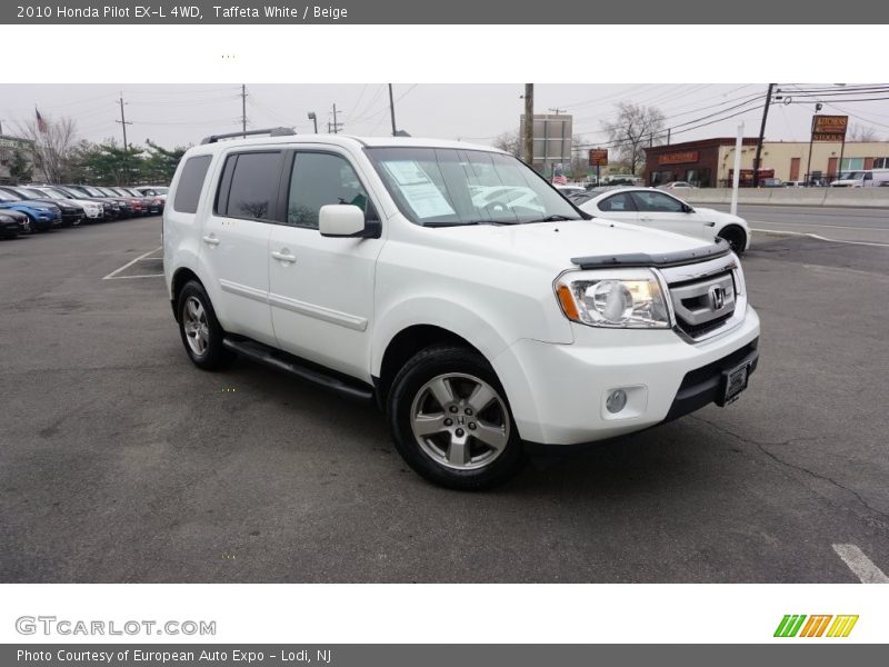 Taffeta White / Beige 2010 Honda Pilot EX-L 4WD