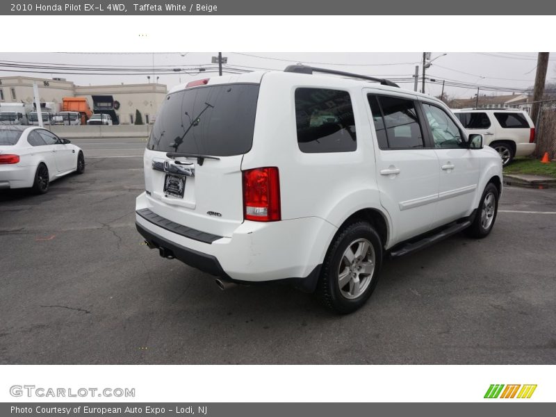 Taffeta White / Beige 2010 Honda Pilot EX-L 4WD