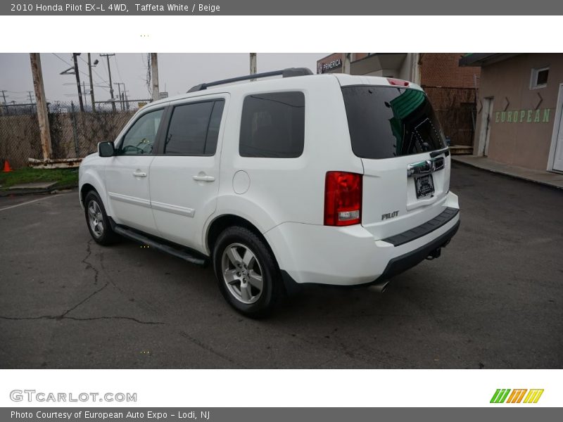 Taffeta White / Beige 2010 Honda Pilot EX-L 4WD