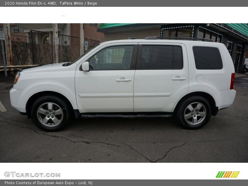 Taffeta White / Beige 2010 Honda Pilot EX-L 4WD