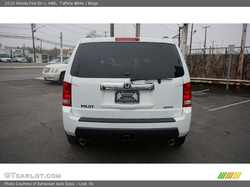 Taffeta White / Beige 2010 Honda Pilot EX-L 4WD